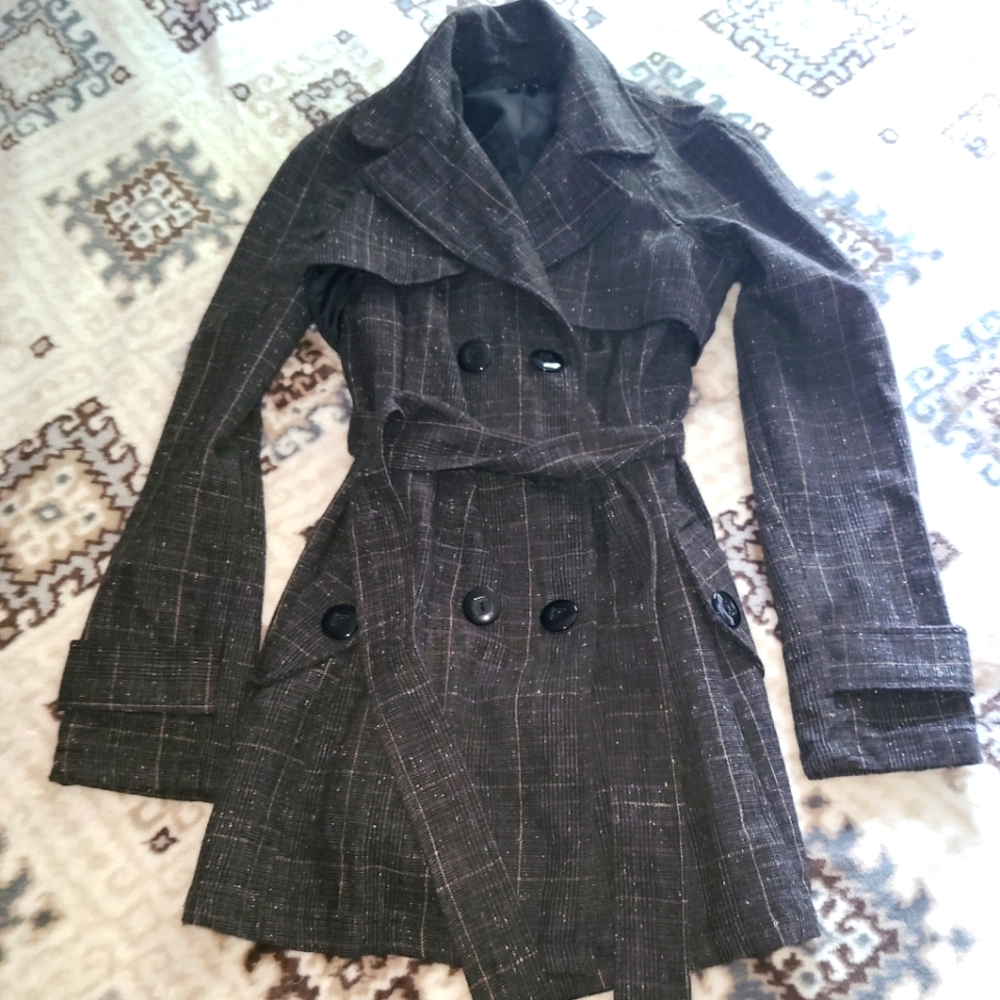 Chime S plaid tweed jacket